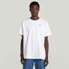 T-shirt G-Star Raw D26839 C784 BACK PHOTO-H750 WHITE DENIM