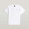 T-shirt G-Star Raw D26839 C784 BACK PHOTO-H750 WHITE DENIM