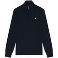 Pulls/Sweat sur Grenoble : Pull Lyle & Scott KN2112VC CTTN MERINO QRTR ZIP JUMP-Z271 DARK NAVY