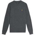 Pulls/Sweat sur Grenoble : Pull Lyle & Scott KN2114V LAMBSWOOL BLEND-398 CHARCOAL MARL