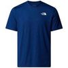 T-shirt The North Face NF0A8BEPEEO1 M 24/7 SS TEE EMBOSSED-ESTATE BLUE