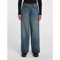 Jeans sur Grenoble : Jeans flare / larges Dickies MECHANIC W - DK0A87NML231-KHAKI TINTED BLUE