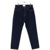 Jeans mom Current Elliott Jean droit en coton bleu
