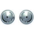 Boucles d'oreille sur Grenoble : Boucles oreilles Brillaxis Puces d'oreilles boules argent 6mm