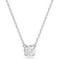 Collier Swarovski Pendentif Constella rhodi&eacute; rond blanc Blanc
