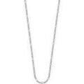 Collier Lotus Collier cha&icirc;ne Silver maille figaro Blanc Grenoble