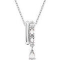 Collier Swarovski Pendentif Dextera blanc