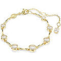 Bracelets Swarovski Bracelet Tennis Imber dor&eacute; Jaune