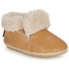 Chaussons b&eacute;b&eacute; Bonton DOUDOU FUR Beige