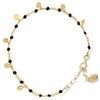 Bijoux Orusbijoux Bracelet Argent Dor&eacute; Petites Perles Pampilles Et Spinelle Dor&eacute;