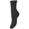 Chaussettes Pieces CHAUSSETTES - BLACK / SILVER LUREX - Unique