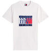 T-shirt Tommy Jeans TEE SHIRT JM SLIM RWB FLAG TEE EXT - ANCIENT WHITE - M