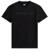 T-shirt Tommy Jeans TEE SHIRT TJM REG LINEAR LOGO TEE EXT - BLACK MULTI - L