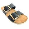 Chaussures Interbios sandale noire pour femme INTER BIOS 7232