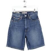 Short Levis Bermuda en cuir bleu