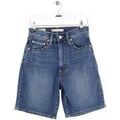 Short Levis Bermuda en cuir bleu
