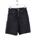 Short Levis Bermuda en coton noir
