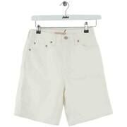 Short Levis Bermuda en coton blanc