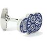 Boutons de manchettes Tony & Paul Boutons de manchette Calavera Mexico Multicolore
