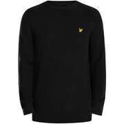 Pull Lyle & Scott Tricot c&ocirc;tel&eacute; technique Noir
