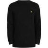 Pull Lyle & Scott Tricot c&ocirc;tel&eacute; technique Noir