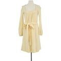 Robe courte Maje Robe en laine jaune
