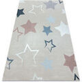 D&eacute;coration sur Grenoble : Tapis Rugsx Tapis lavable BAMBINO 48130 &Eacute;toiles pour les 140x200 cm Beige 140x200 cm. . Maison & D&eacute;co > Tapis.