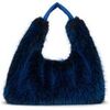 Sac a main Oakwood Sac porte epaule Ref 66555 Bleu 42*27*10 cm
