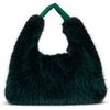 Sac a main Oakwood Sac porte epaule Ref 66555 Vert Fonce 42*27*10 cm