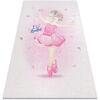 Tapis Rugsx Tapis lavable BAMBINO 42830 Ballerine pour les 200x290 cm Rose 200x290 cm. . Maison & D&eacute;co > Tapis.
