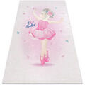 D&eacute;coration sur Grenoble : Tapis Rugsx Tapis lavable BAMBINO 42830 Ballerine pour les 200x290 cm Rose 200x290 cm. . Maison & D&eacute;co > Tapis.
