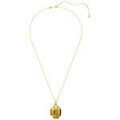 Colliers sur Grenoble : Collier Swarovski Collier Lucent dor&eacute; octogone jaune Jaune
