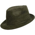 Chapeaux sur Grenoble : Chapeau Chapeau-Tendance Chapeau trilby aspect daim T57