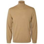 Pull Selected Noos Tray Roll Neck Knit - Kelp