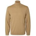 Pull Selected Noos Tray Roll Neck Knit - Kelp