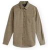 Chemise Portuguese Flannel Abstract Pied Poule Shirt - Green