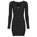 Robe courte Guess DRESS SLIM RIB EMBRO