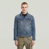 Veste G-Star Raw D26919 D776 -LINE SLIM JKT-H465 FADED TYPHOON