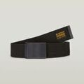 Ceintures sur Grenoble : Ceinture G-Star Raw D27727-E046-H707 BLACK METAL/DKMETAL