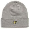 Bonnet Lyle & Scott HE2313A COTTON BEANIE-T28 MID GREY MARL
