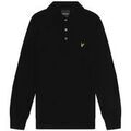 Pull Lyle & Scott KN2313V FOOTBALL COLLAR-Z865 JET BLACK