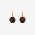 Boucles d'oreille sur Grenoble : Boucles oreilles Lollipops Boucles d'oreilles boules l&eacute;opard L&eacute;opard f&eacute;lin Marron
