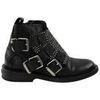 Boots Zadig & Voltaire Boots &agrave; boucles en cuir noires Noir