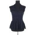 Manteaux sur Grenoble : Manteau Claudie Pierlot Top en coton bleu