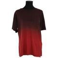 T-shirt Saint Laurent T-shirt en coton bordeaux Grenoble