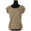 Tee-shirts sur Grenoble : T-shirt Max Mara Top en soie marron
