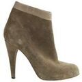 Bottes femme sur Grenoble : Bottines Isabel Marant Talons en daim kakis