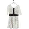 Robe courte The Kooples Robe en coton blanche