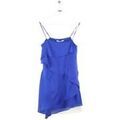 Robe courte Bcbgmaxazria Robe en soie bleue