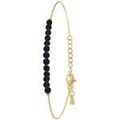 Bracelets sur Grenoble : Bracelets Sc Boh&egrave;me B4264-BLACKAGATE Noir